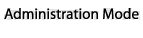 Administration Mode